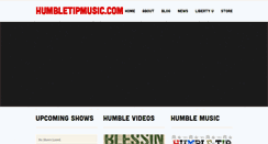 Desktop Screenshot of humbletipmusic.com